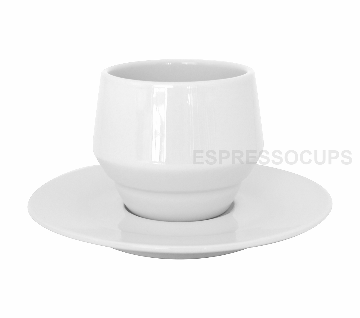 "MANIKO" Double-Walled WHITE - Cappuccino Cups 205ml